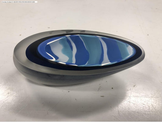 Blue and White Camo Cut Out